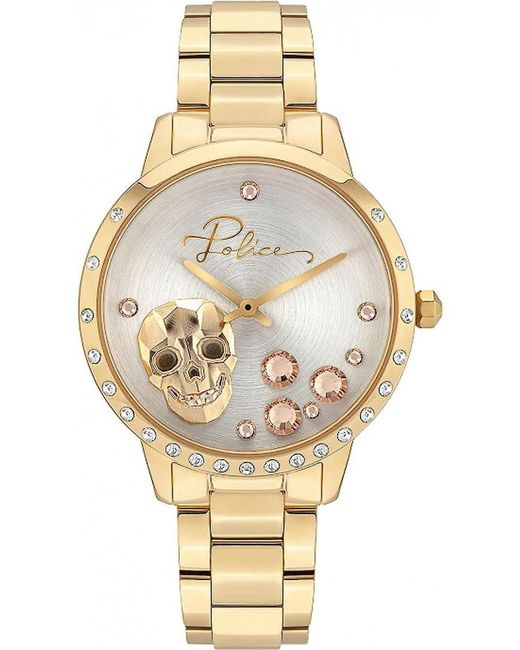 Police Metallic Pl16071Msg.22M Ladies Watch