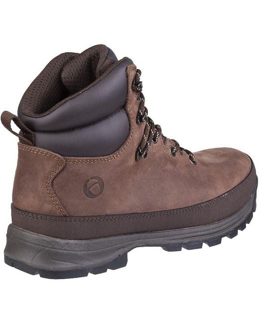 Cotswold Brown Sudgrove Lace Up Hiking Boots Leather for men
