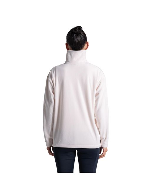 Craghoppers White Ladies Nadia Fleece Jacket (Sugared Almond)