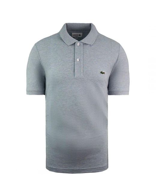 Lacoste Blue Slim Fit Light Polo Shirt Cotton for men