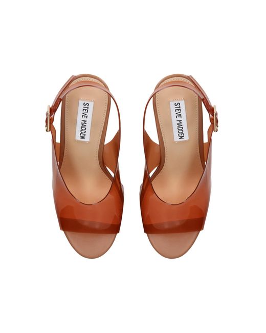 Steve Madden Brown Scorcher Heels