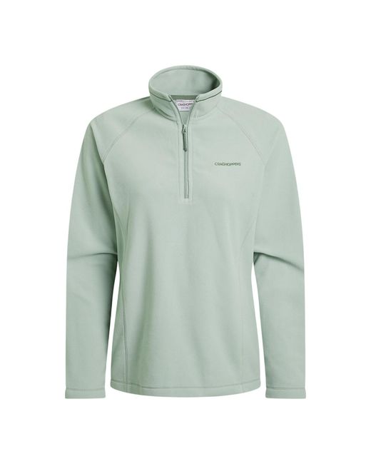 Craghoppers Green Ladies Miska Vi Half Zip Fleece (Iced Matcha)