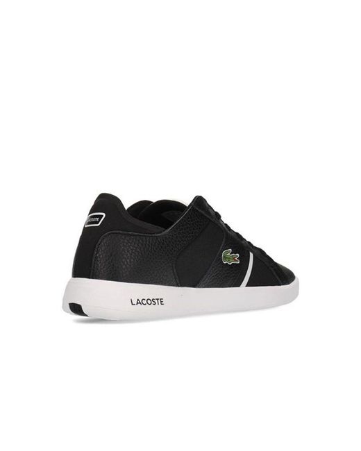 Lacoste Black Novas 120 1 Sma Trainers Leather (Archived) for men