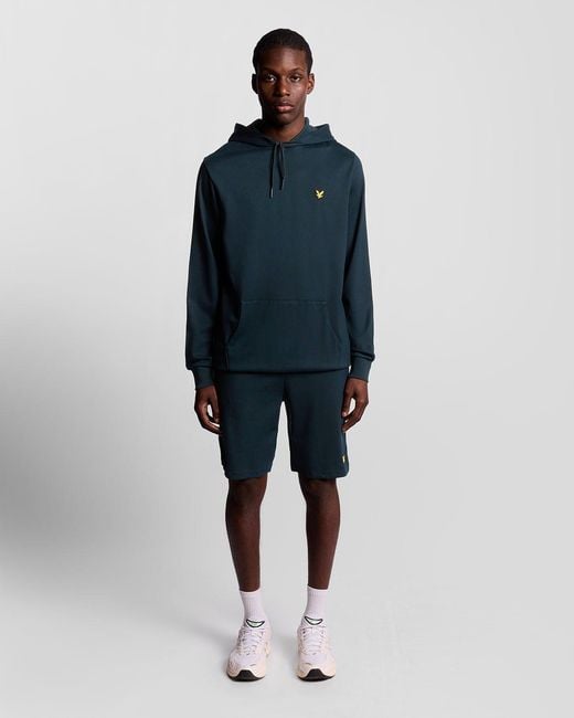 Lyle & Scott Sports Lichtgewicht Sweatshorts in het Blue voor heren