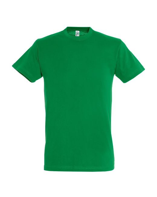 Sol's Green Regent Short Sleeve T-Shirt (Kelly) Cotton for men