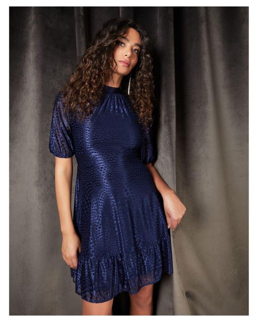 jadore blue dress J25007 Primary color:Custom Long Neckline back_in_stock_uk Myntra Bebe Little Black