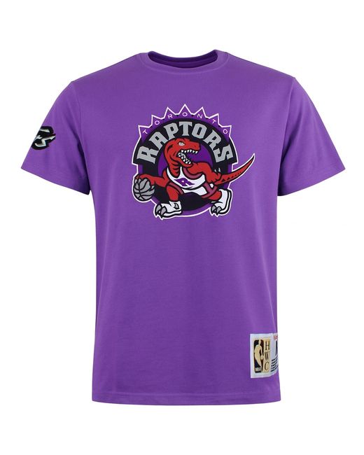 Mitchell & Ness Purple Nba Toronto Raptors Origins T-Shirt for men