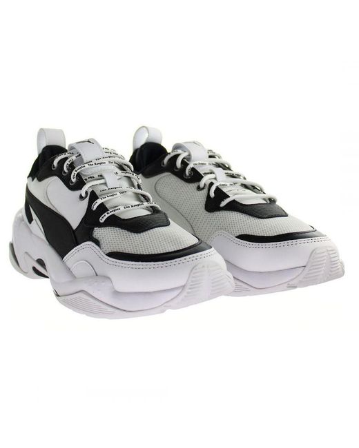 PUMA Black Thunder The Kooples Lace-up White Synthetic S Trainers 368131_04 for men