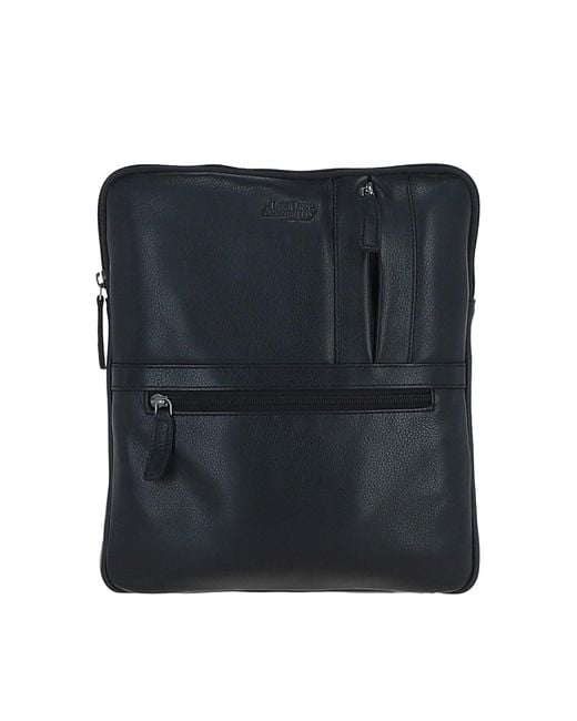 Leather Company Black 'Moscow' Real Crossbody Messenger Bag for men