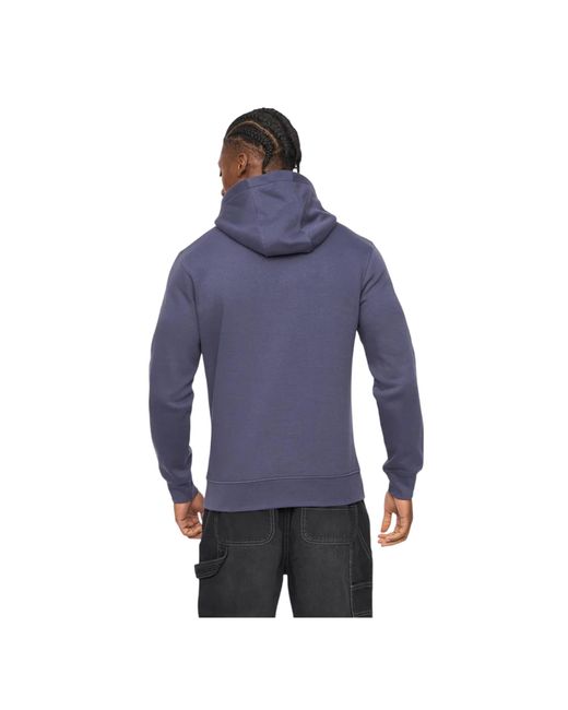 Crosshatch Blue Hallfell Hoodie for men
