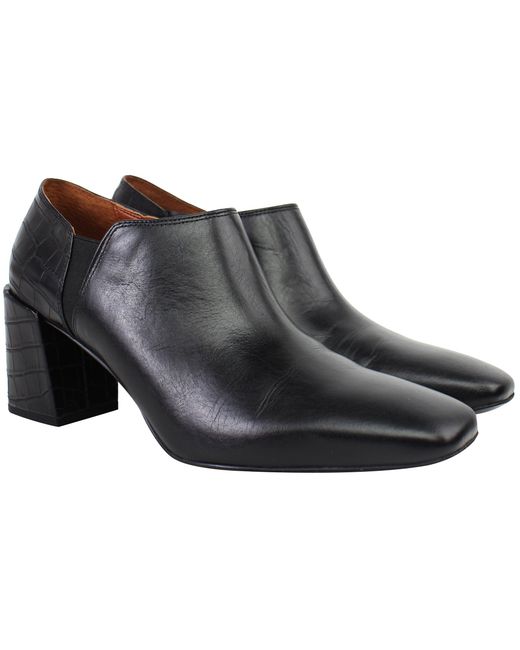 Vionic Black Iris Linda Shoes Leather