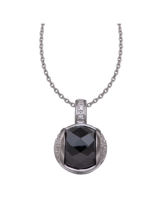 Orphelia Metallic 925 Sterling Chain With Pendant