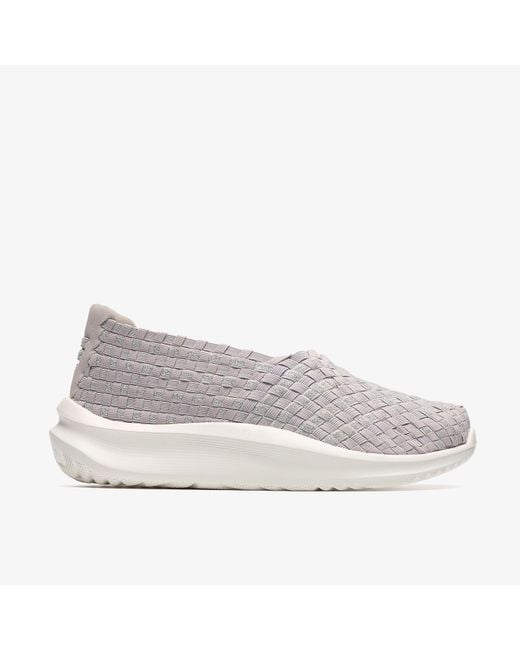 Clarks Gray Solevana Weave Pale Shoes