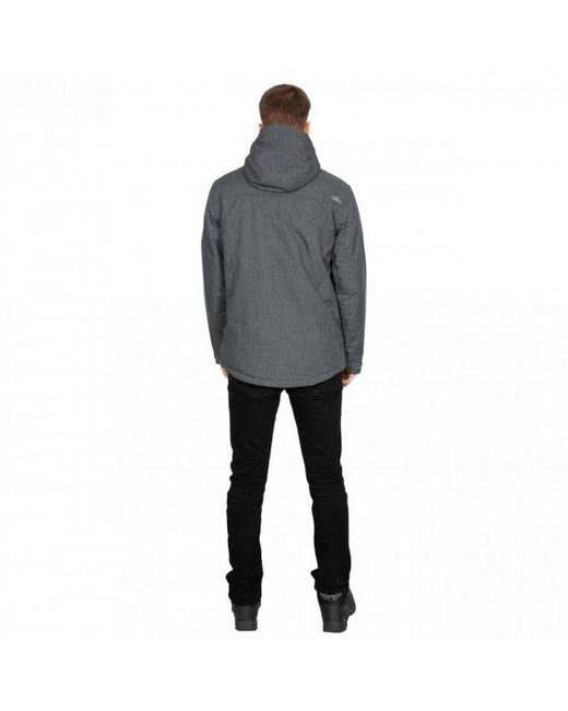 Trespass Gray Fyfinn Padded Waterproof Jacket for men