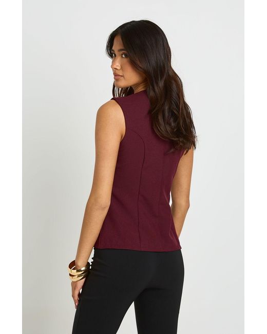 Boohoo Button Trim Detail Tailored Waistcoat
