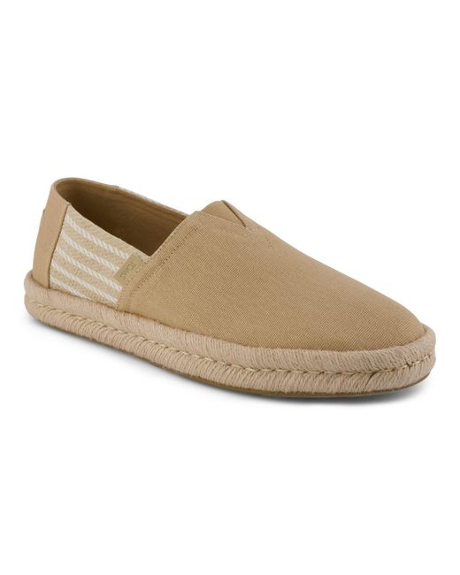 TOMS Natural Alpargata Rope 2.0 Cotton Oatmeal Slip-On Shoes for men
