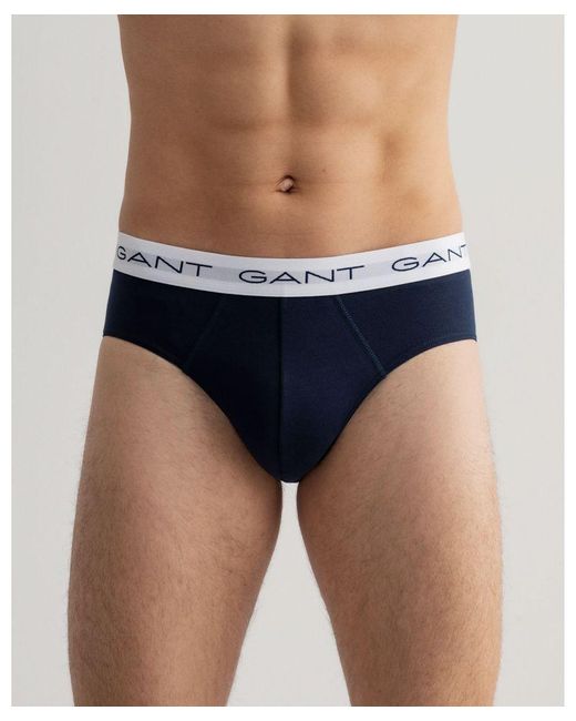 Gant 3-pack Slip In Multi Kleur in het Blue voor heren