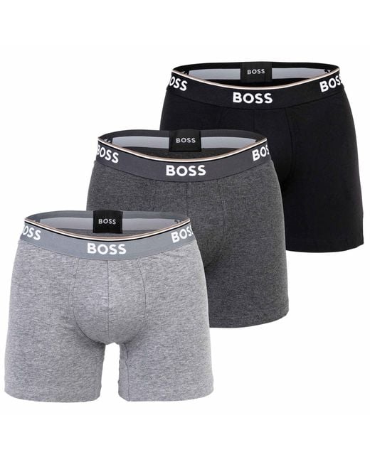 Boss Blue Boxerbr 3P Power Boxer Shorts for men