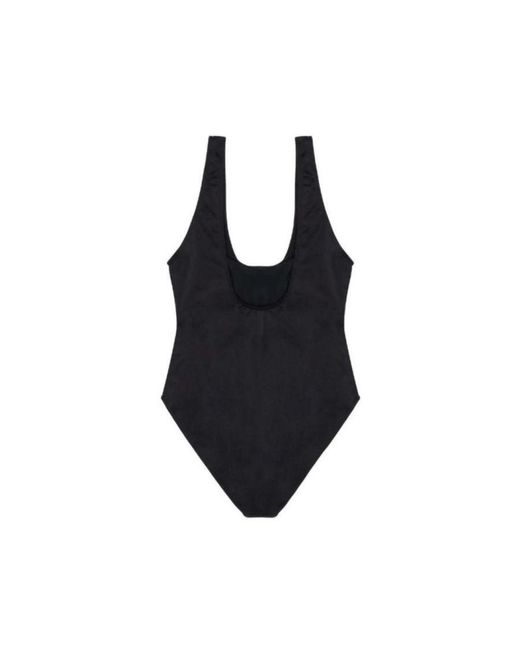 Playful Promises Black Hunter Mcgrady High Leg Low Cut Swimsuit