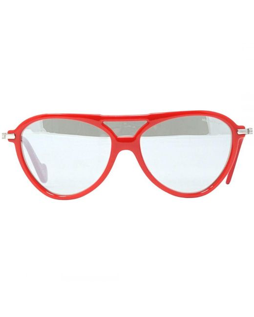 Moncler Red Ml0054 67C Oo Sunglasses for men