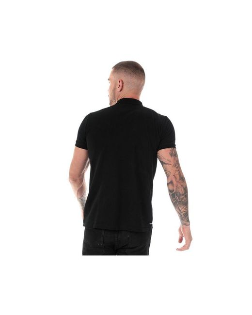 Weekend Offender Black Barnum Polo Shirt for men