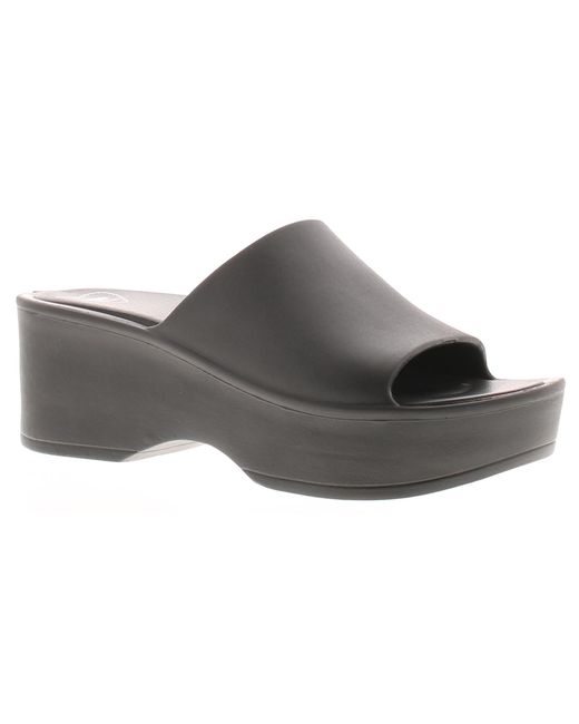 Rocket Dog Gray Sandals Heeled Wedge Petal Slip On