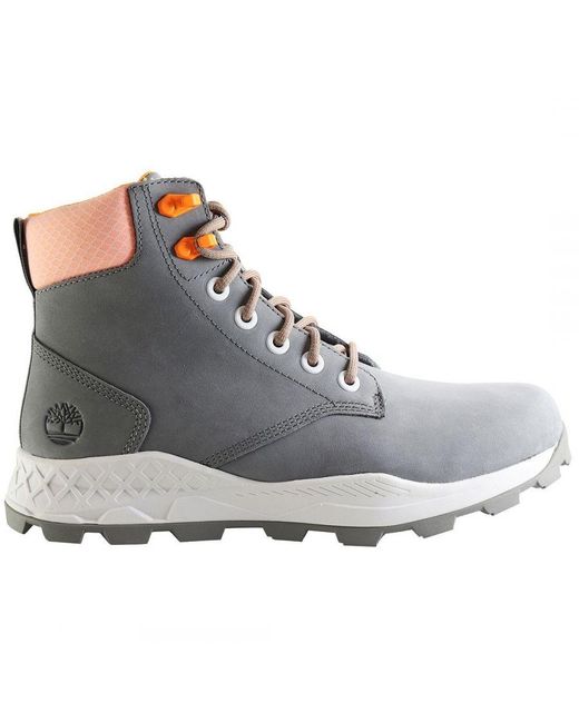 Timberland Gray Brooklyn Boots Leather for men