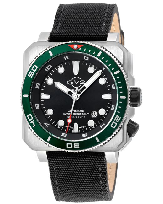 Gv2 Black Xo Submarine 4545 Swiss Automatic,Sellita Sw200 Movement Genuine Canvas Watch Luminous for men