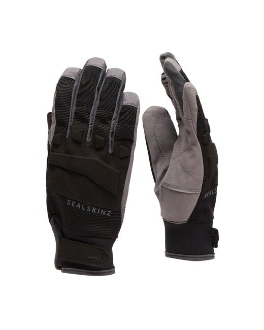 SealSkinz Black Waterproof All Weather Mtb Gloves for men