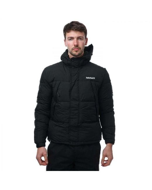 Timberland Black Outdoor Archive Puffer Jacket for men