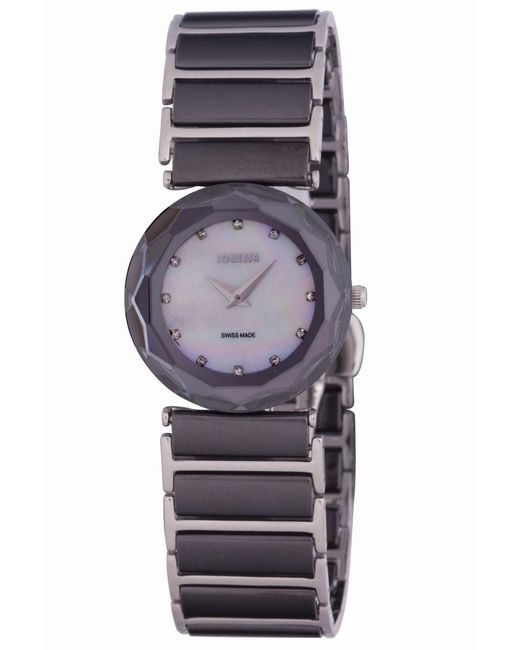 JOWISSA Black Safira 99 Mother Of Pearl Watch