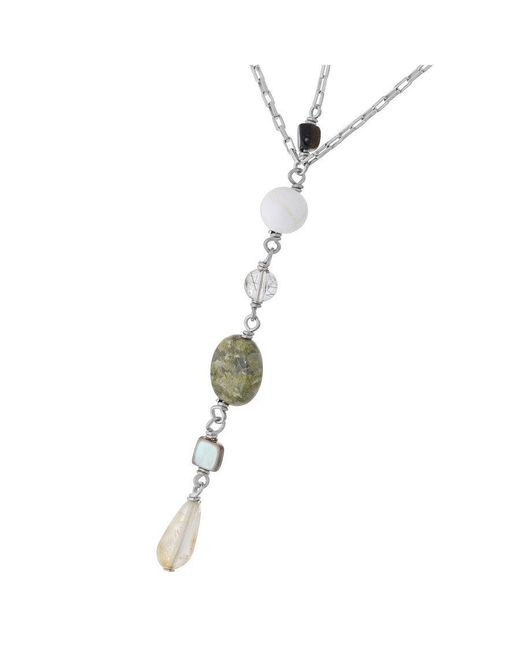 Orphelia Metallic 925 Sterling Necklace