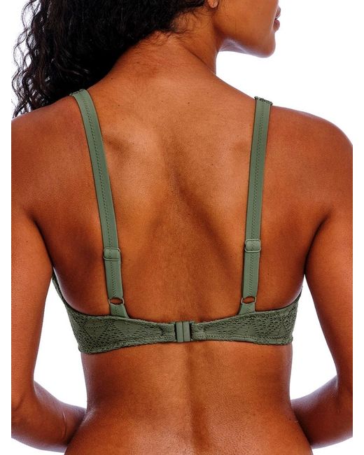 Freya Green Nomad Nights High Apex Bikini Top