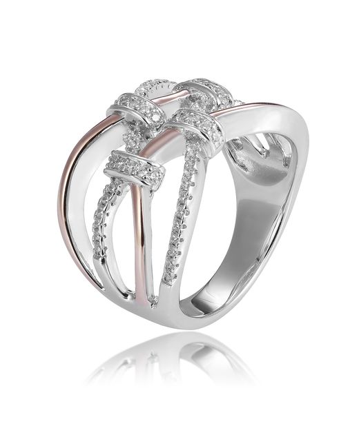 Orphelia Metallic 925 Sterling Ring