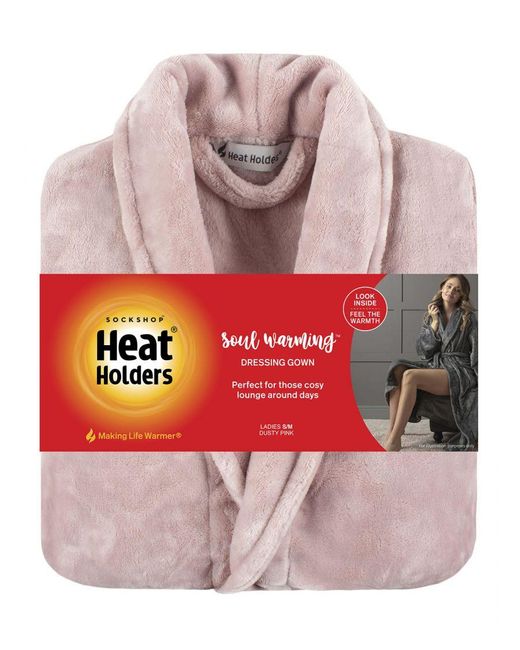 Heat Holders Winterfleece Kamerjas Voor - Stoffig Roze in het Pink
