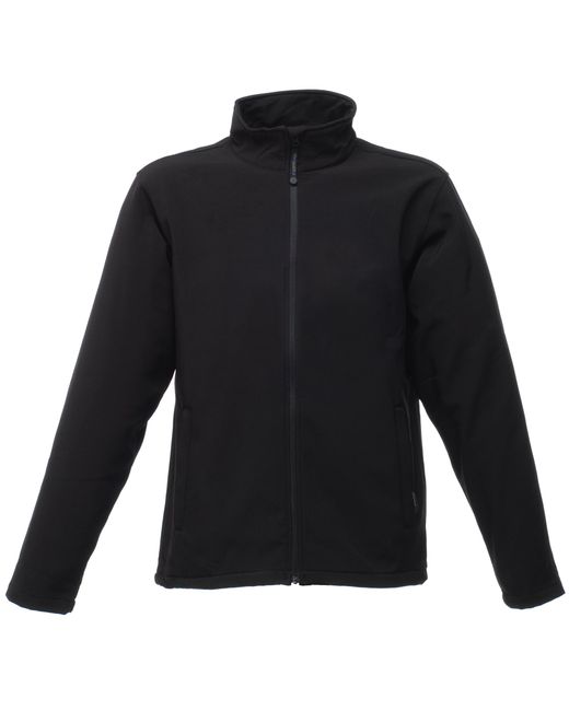 Regatta Black Reid Water Repellent Softshell Jacket for men