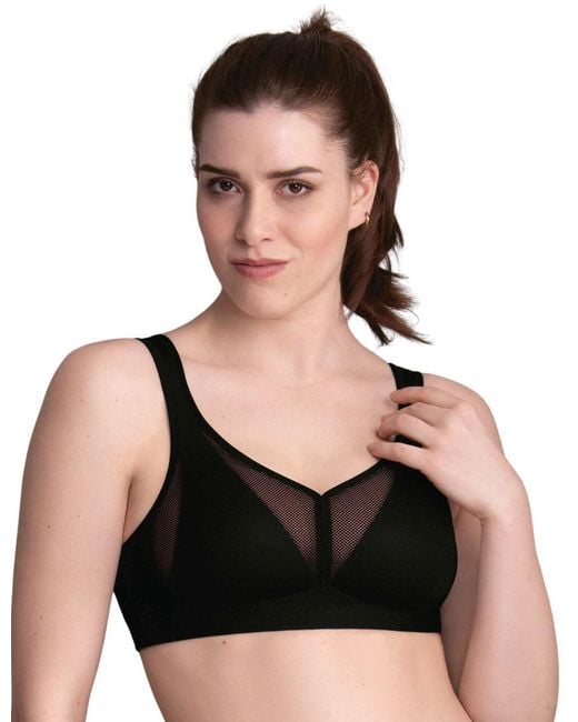 Anita Black Care Air Control Post Mastectomy Bra With Padded Cups