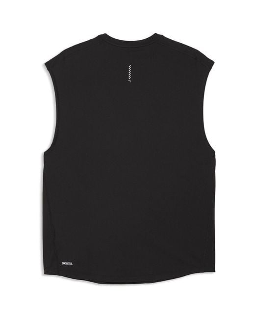 PUMA Black Run Coolcell Performance Gym Vest for men