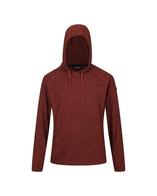 Regatta Red Edley Marl Hoodie (Burnt Henna) for men