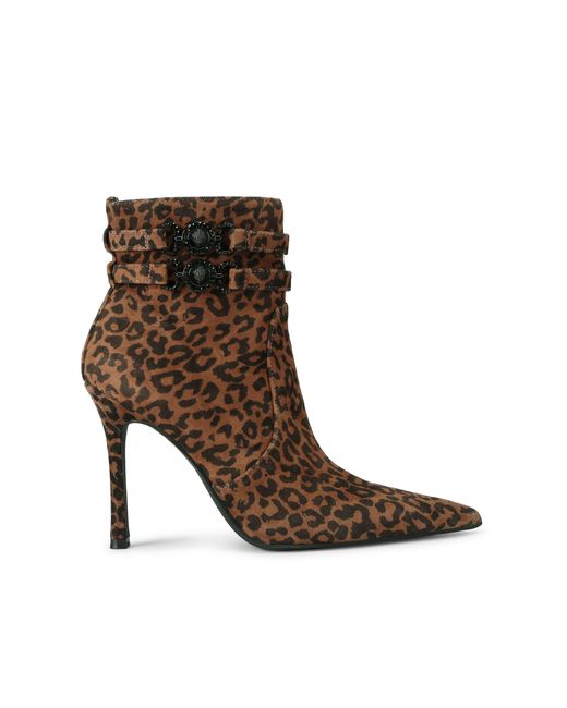 Kurt Geiger Brown Suede Mansion Ankle Boots