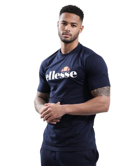 Ellesse Blue Adults Tshirt Tewsbury Textile