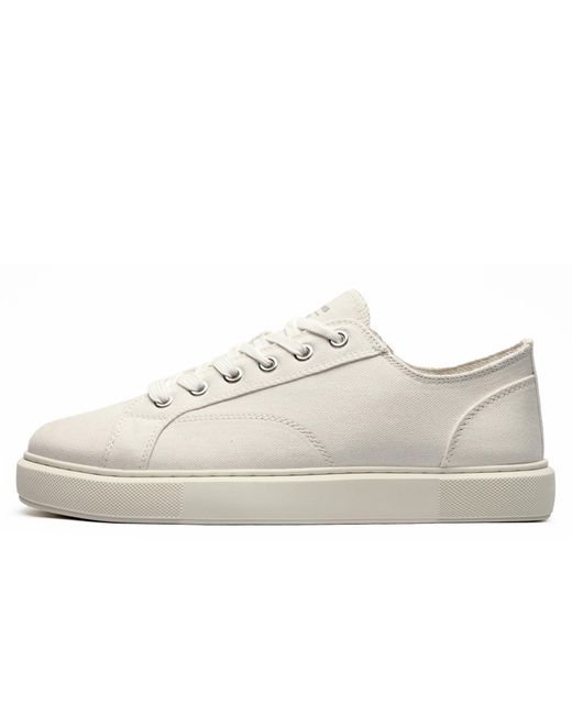 Jack & Jones Black Aspire Canvas Trainers for men
