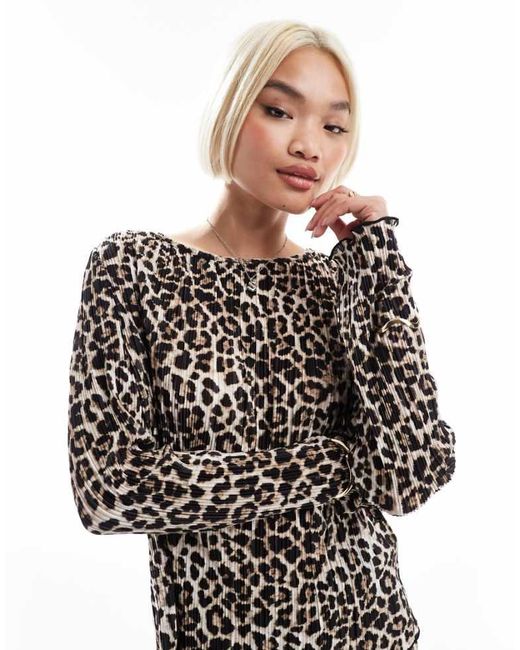 Pieces White Plisse Long Sleeve Top Co-Ord