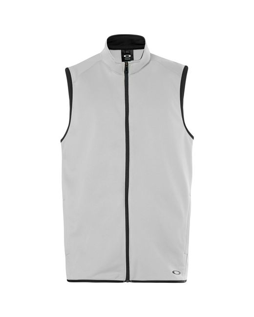 Oakley Gray Zip Up Hydrofree Golf Range Vest Gilet 412540 22Y for men