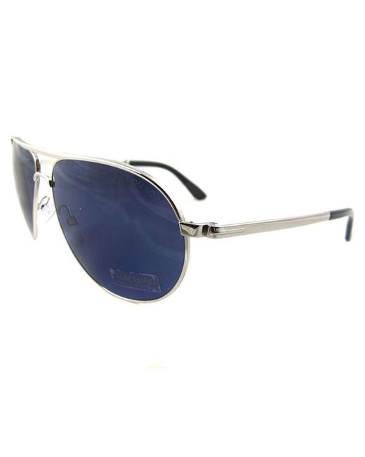 Tom Ford White Sunglasses 0334 Dimitry 01P Shiny Gradient Metal for men