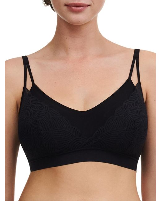 Chantelle Black Softstretch Removable Pads Bralette