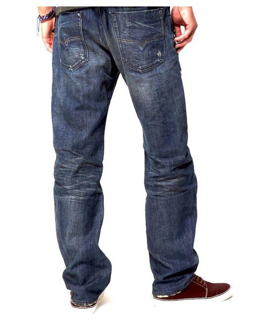 DIESEL Blue Bravefort 0801M Jeans for men