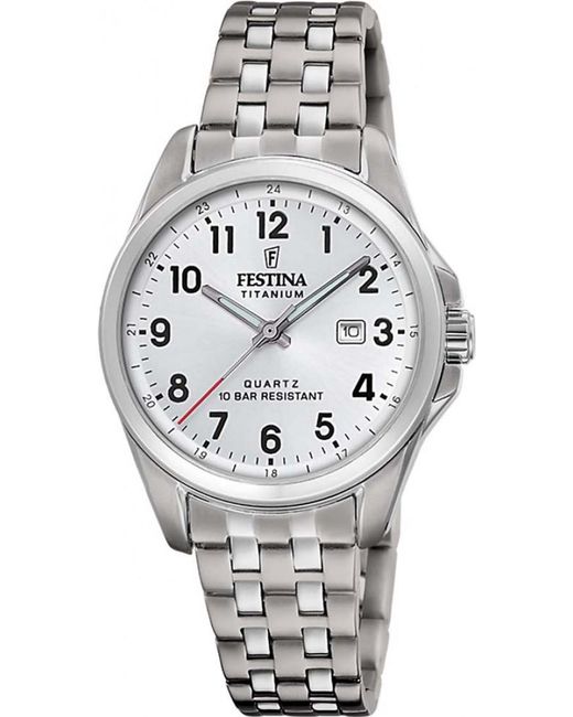 Festina Gray F20697-1 Ladies Titanium Watch