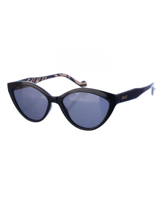 Liu Jo Blue Butterfly-Shaped Acetate Sunglasses Lj761S