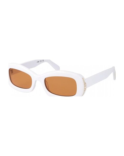 Gcds White Gd0027 5321E 53 21E Sunglasses